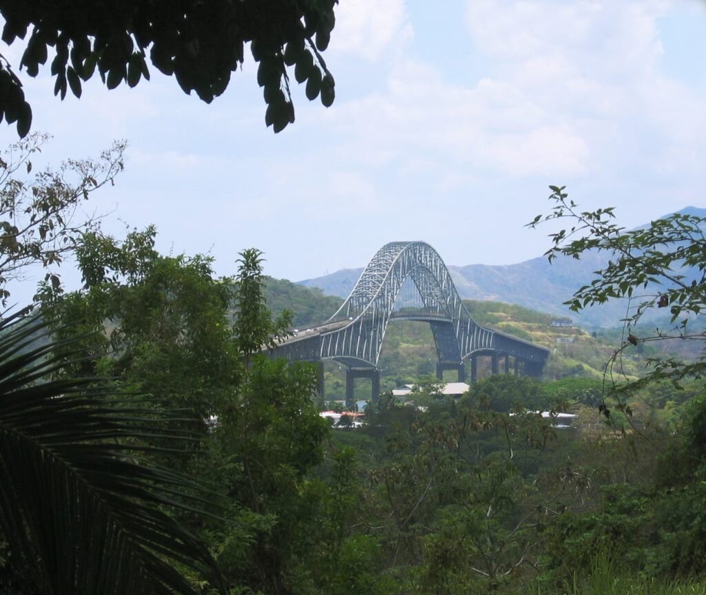 Brücke über den Panama-Kanal